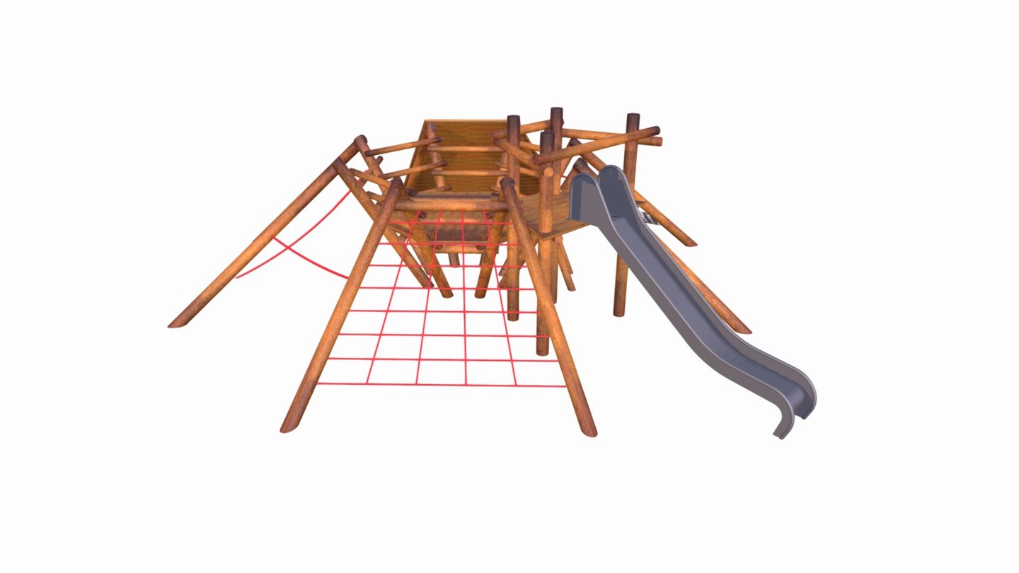 Climbing Nest 906181050R - 3D model by Jupiter Play & Leisure (@jupiterplay) 3d model