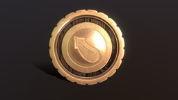 EmojiCoin Gold : Updating Emoji NFT Art coin, metalic, realistic, cryptocurrency, nft, pbr, animation, animated, gold, cryptoart, emojicoin