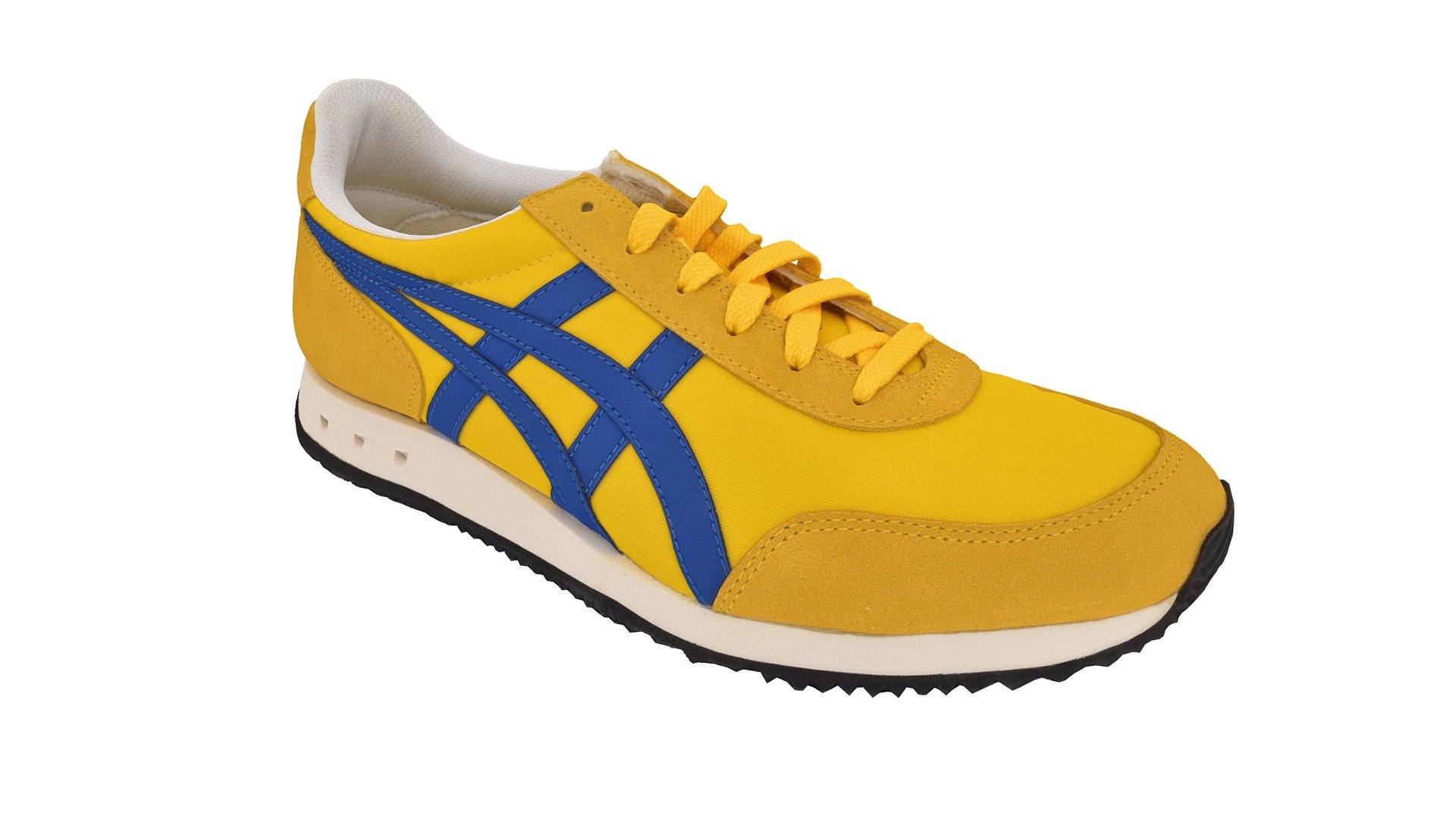 This 3D model is my ode to Onitsuka Tiger &amp; and New York City. Two favourites. 
Colour scheme tai/chi - yellow/imperial, named after the big apple. 

Created from 1009 images 3d model