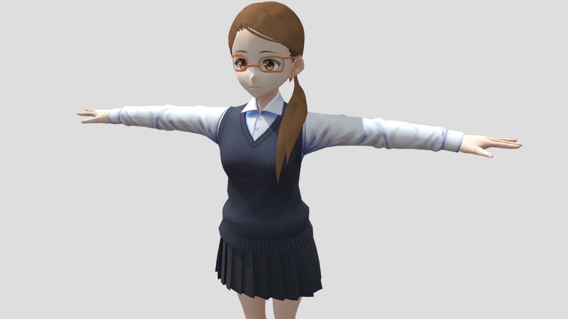 Model preview(1)

Model preview(2)



This character model belongs to Japanese anime style, all models has been converted into fbx file using blender, users can add their favorite animations on mixamo website, then apply to unity versions above 2019



Character : Female010*2

Verts:13624 / 13490

Tris:19750 / 19626

Seventeen / Sixteen textures for the character



This package contains VRM files, which can make the character module more refined, please refer to the manual for details



▶Commercial use allowed

▶Forbid secondary sales



Welcome add my website to credit :

Sketchfab

Pixiv

VRoidHub
 - 【Anime Character】Female010 (Discount/Unity 3D) - Buy Royalty Free 3D model by 3D動漫風角色屋 / 3D Anime Character Store (@alex94i60) 3d model