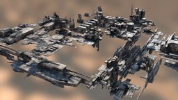scifi ruins kitbash 53 unique parts abandoned, assets, heavy, panels, parts, superhero, collection, unique, vr, elysium, old, machine, station, district9, starcitizen, weathered, ue4, kitbash, kitbashing, star-wars, decayed, hawken, low-poly-game-assets, openworld, unique-design, lowpoly, scifi, structure, construction, space, spaceship, gameready
