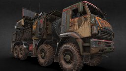 Pancir-S1 "Thunder" truck, post-apocalyptic, camo, russian, warthunder, ussr, madmax, kamaz, anti-air, substancepainter, substance, skin, pancir