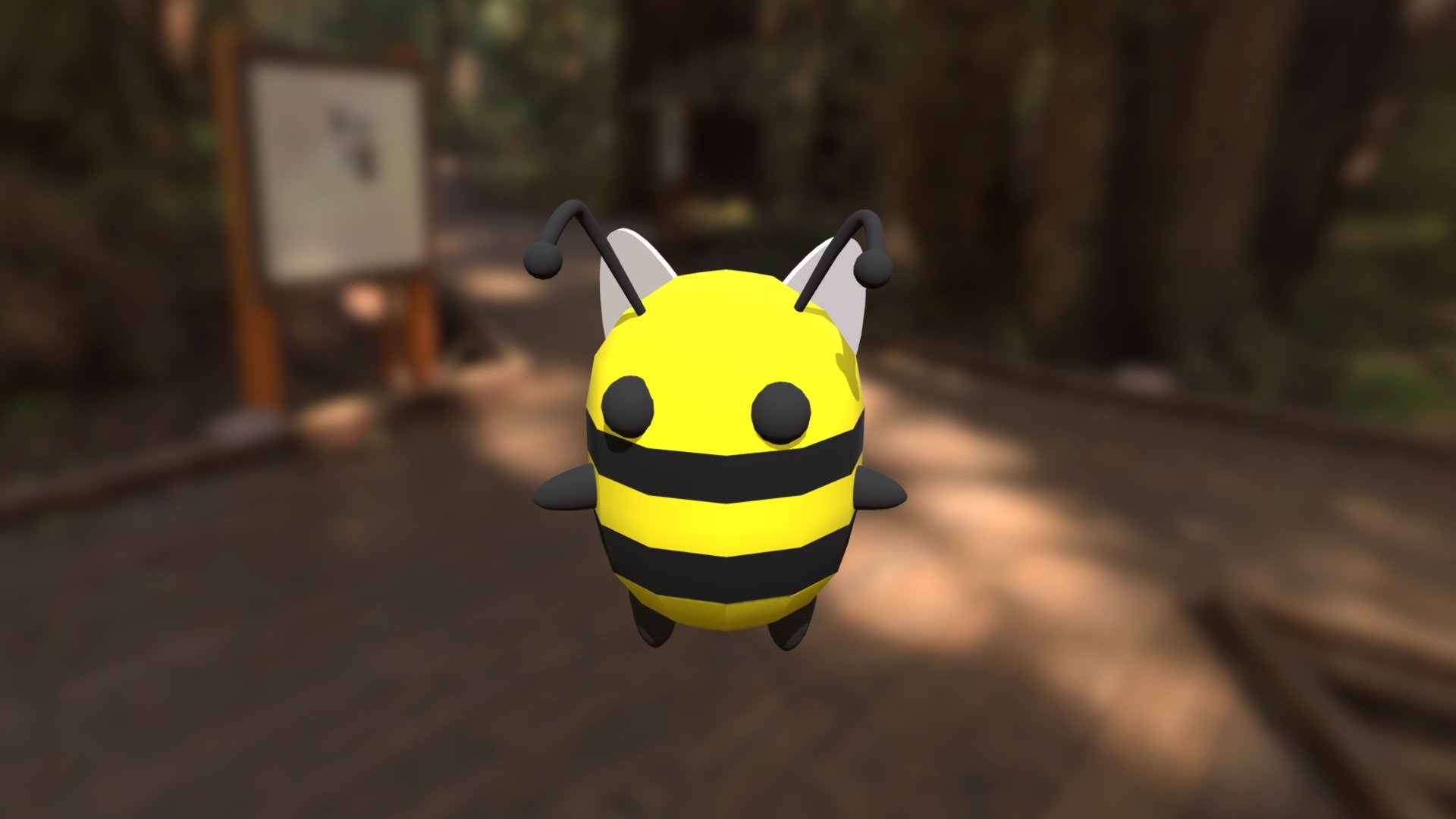 Just a lil' bee for your projects! - Lil' Bee - Download Free 3D model by HappyMorgan 3d model