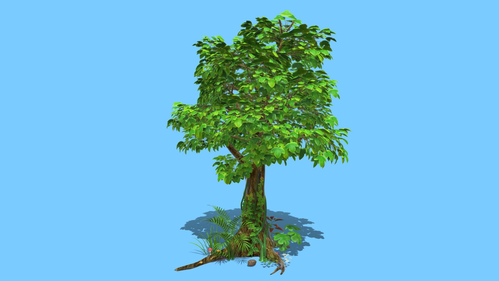 tree plant - Buy Royalty Free 3D model by ostrich (@gohean33) 3d model