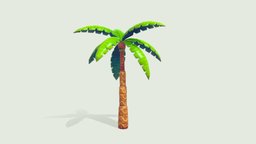 Palm Tree tree, green, plant, fruit, cute, tropical, palm, island, natural, beach, noai