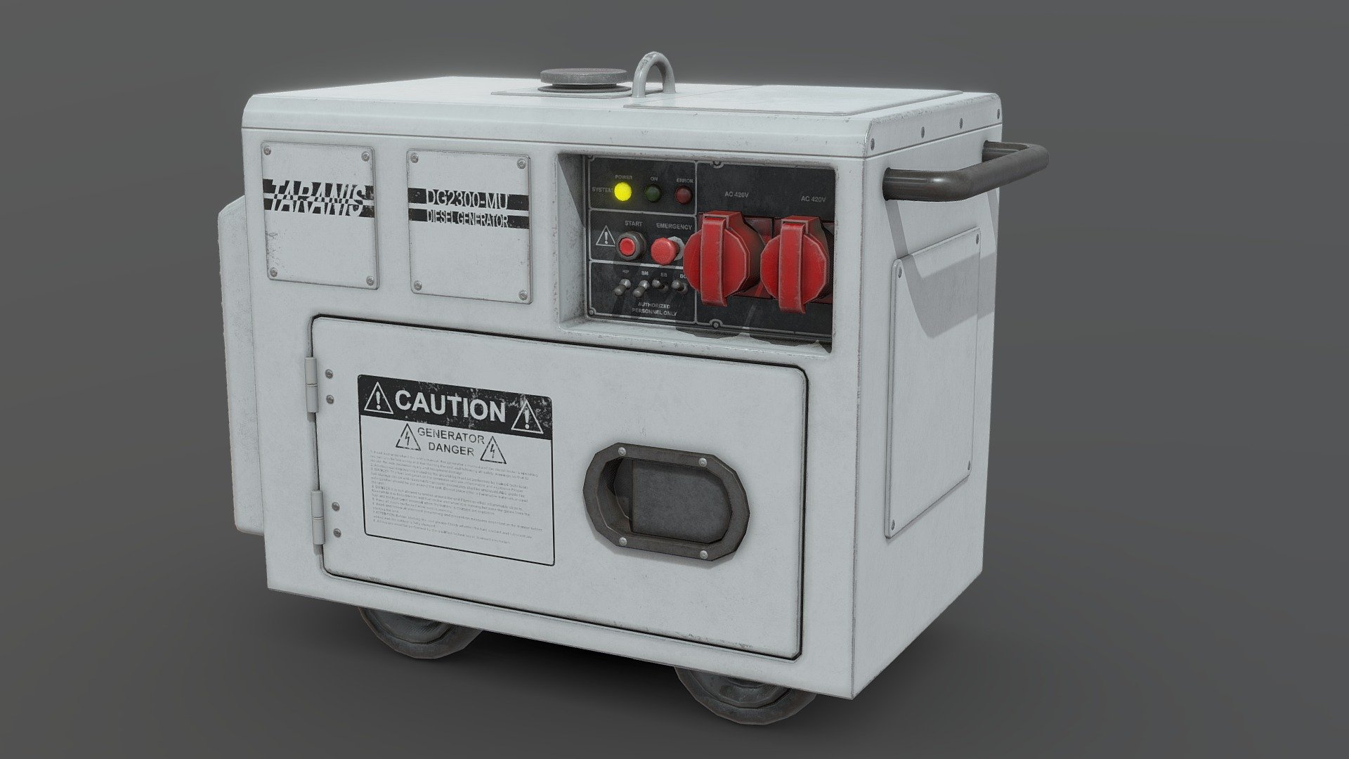 Model I decided to polish a little bit after a rushed project - Diesel generator - Download Free 3D model by epilogueronin 3d model