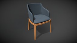 Chair wood interior furniture, fabric, chair-furniture, birch-wood, substancepainter, substance, chair, home, wood, interior