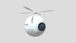 Rodot 5000 eye, companion, flying, pet, fly, sci-fi, technology, robot