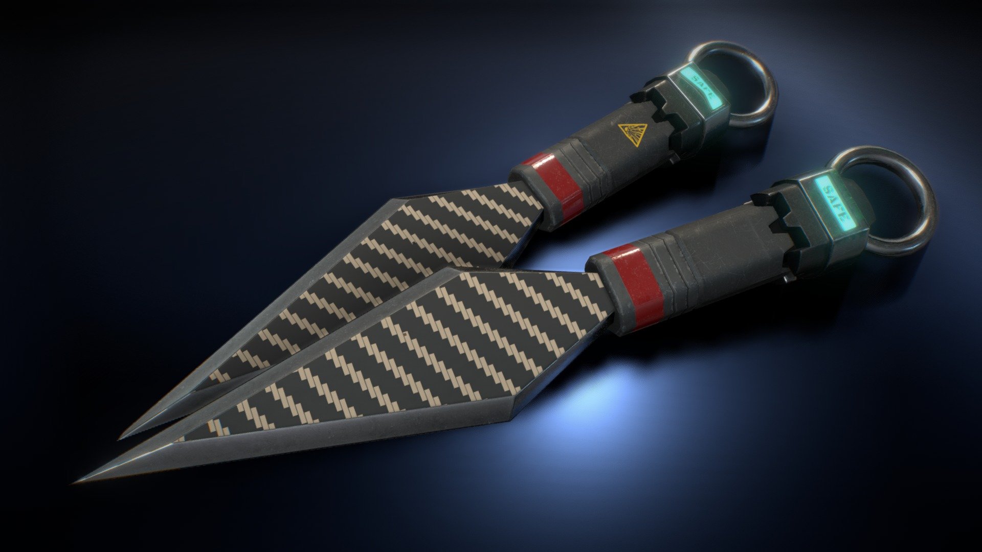 Fan art of the Pulse blade from Titanfall 2 - Pulse Blade - 3D model by 496Tauras 3d model