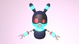 Robot Bunny Idle1 