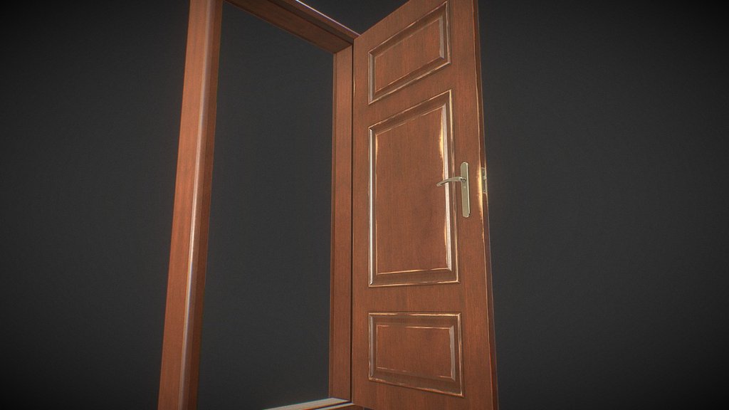 3ds max+photoshop - Door - 3D model by J.Seok Lee (@sonaki82) 3d model