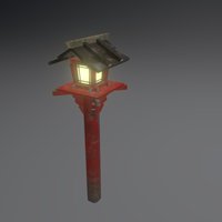 Japanese Temple Lamp
