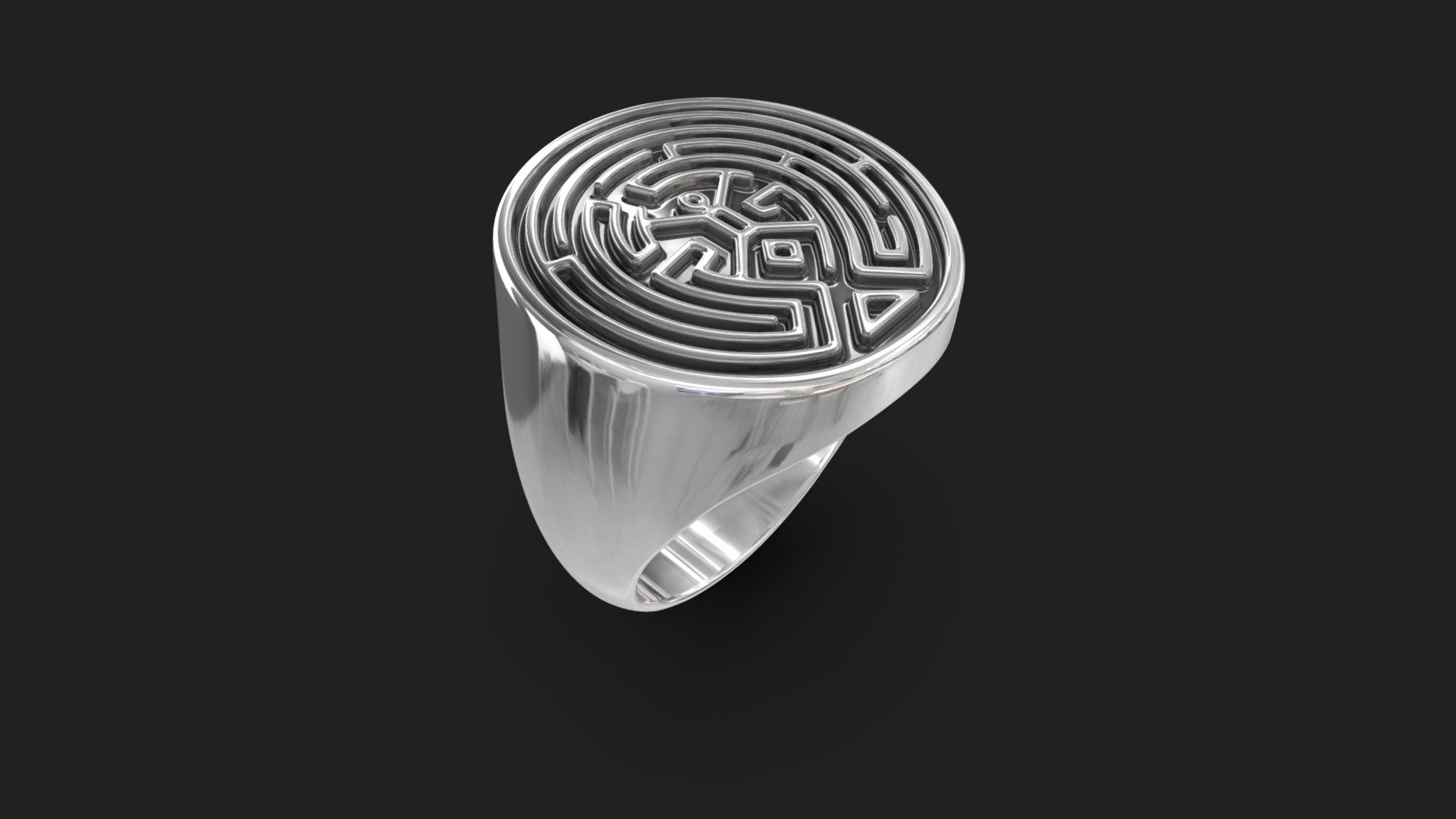 Maze Ring based on Westworld Maze


Size:
Height: 23.29 mm
Width: 21.78 mm
Depth 19.9mm
Inside: 18.99mm - 9US
Thickness: 1,3mm ~ 0.9mm
Volume: 835.71 cubic millimeters
Approximate weight:
18k Gold: 12.98g
14k Gold: 11.53g
Silver 950: 8.52g
 - Westworld Maze Ring - Buy Royalty Free 3D model by Busanello 3d model