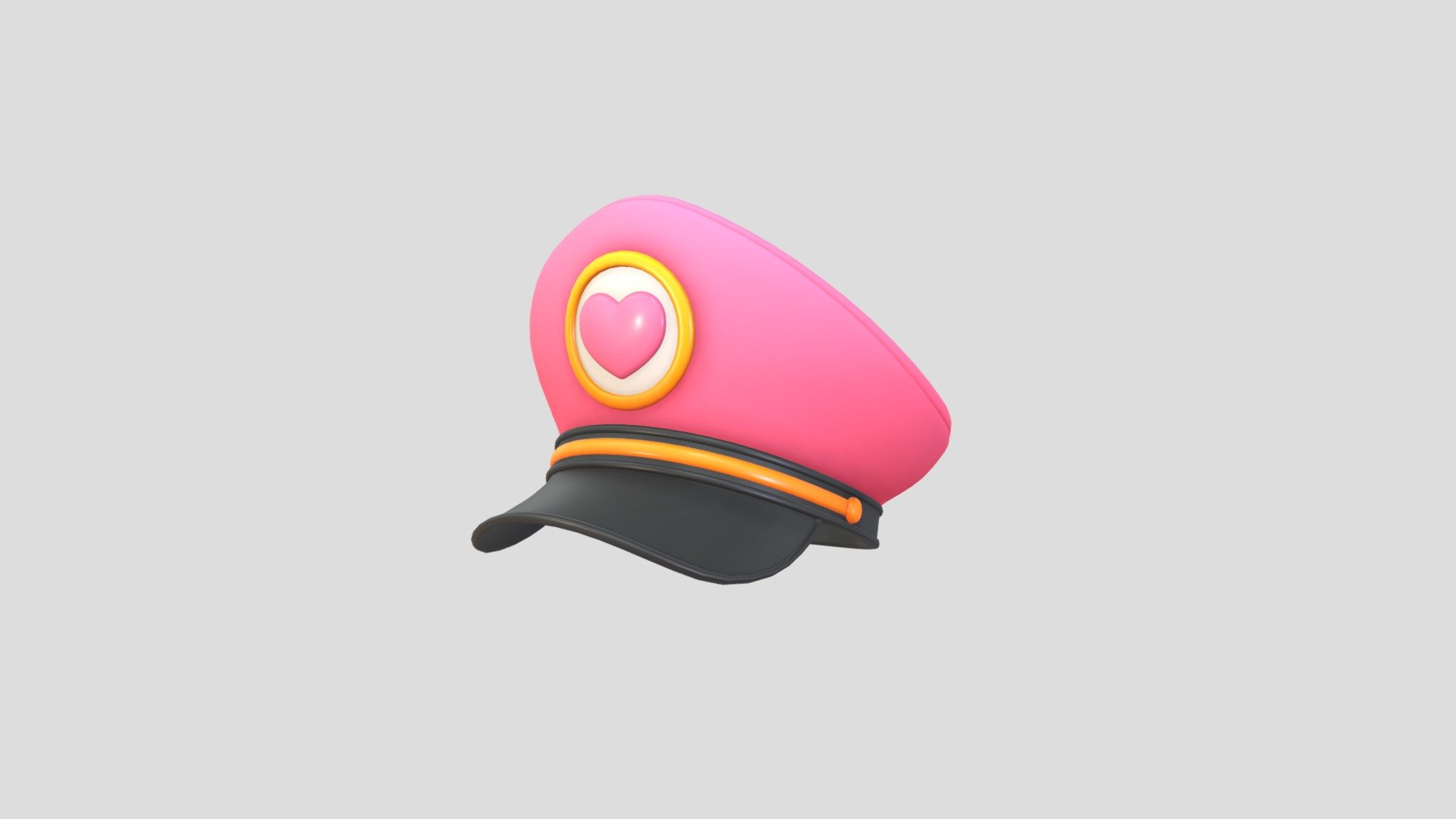 Heart Officer Hat 3d model.      
    


Clean topology    

No Rig                          

Non-overlapping unwrapped UVs        
 
Ready for game engines 
 


File Formats       
 
3dsMax(2024) / FBX / OBJ   
 

PNG textures               

2048 x 2048 px               
 
( 7 Base Color / Roughness ) 

                        

1,704 poly                         

1,943 vert                          
 - Hat034 Heart Officer Hat - Buy Royalty Free 3D model by Babara (@babaracg) 3d model