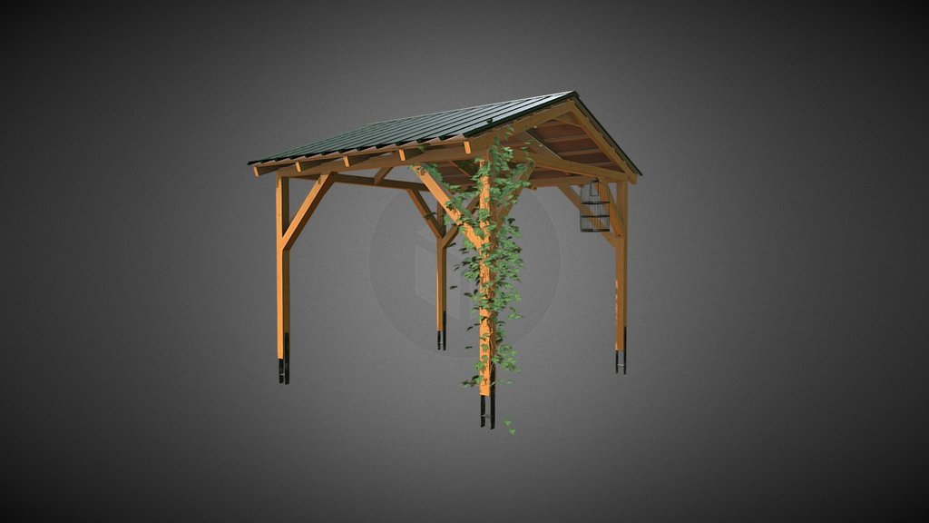 Published by 3ds Max - Gazebo - Download Free 3D model by Francesco Coldesina (@topfrank2013) 3d model