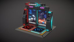 VR ADVENTURE Game Station interactive, playstation, oculus, vr, player, virtualreality, simulation, simulator, fbx, uvw, unwrap, attraction, vp, 3dmax-modeling, virtual-reality, compu, 3dmod, uvwrapped, low-poly, game, lowpoly, fbxmodel, fbx-object-model, uvwmap, 3dob