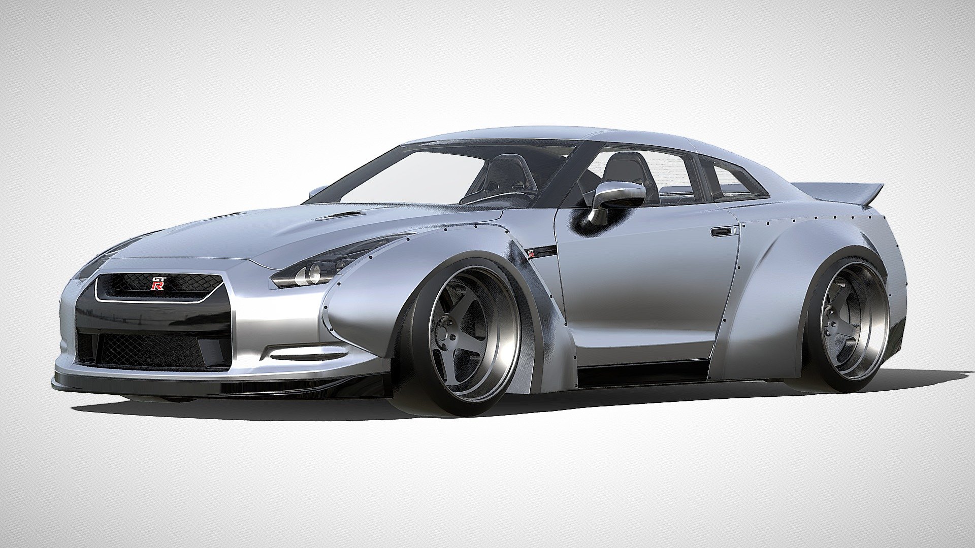 A highly detailed 3D model of the Nissan GT-R R35 created by HDM Studios team

Textures:
- All textures were included in this file, but you can also use the glb file - it is in this type of file that textures are attached to the model.

About 3D model:




Highly detailed car model.

Animated model (Blend.file)

PBR textures (Key Shot)

Highly detailed interior of the car

Suitable for use in games

Thank you for purchasing our models! - Nissan GT-R - Buy Royalty Free 3D model by HDM Studio (@HDM.Studio) 3d model