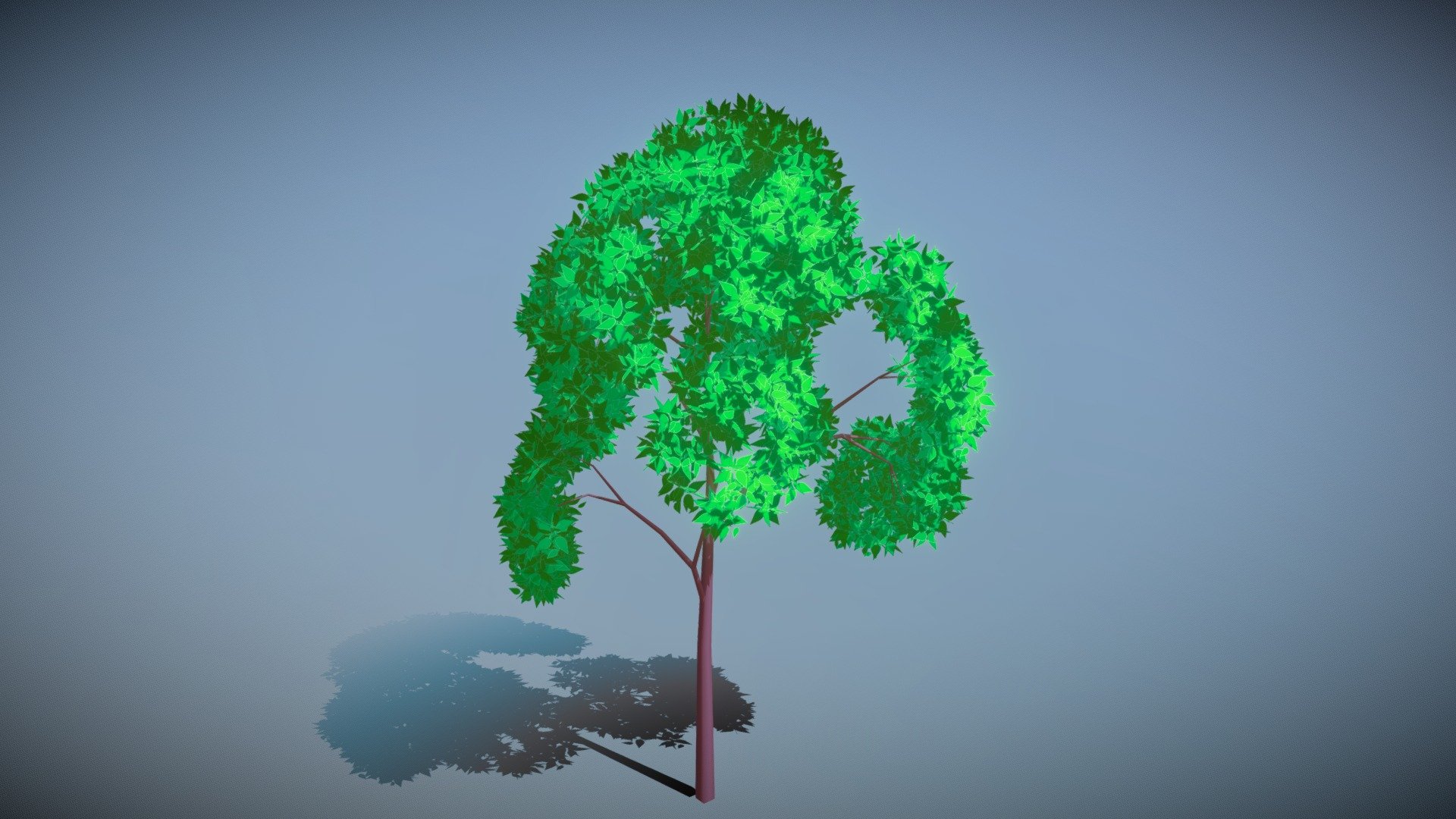 This is a high quality stylized tree model made with blender and the textures are created with photoshop.
You can use in any 3d work or in game engine, 
**To use is in blender **
1. Import the model
2. Add image node with the shader
3. open the texture in the image node
4. Plug the alpha to Principle BSDF alpha and color to base color - Stylized fluffy tree - Download Free 3D model by Hridoy19991 3d model