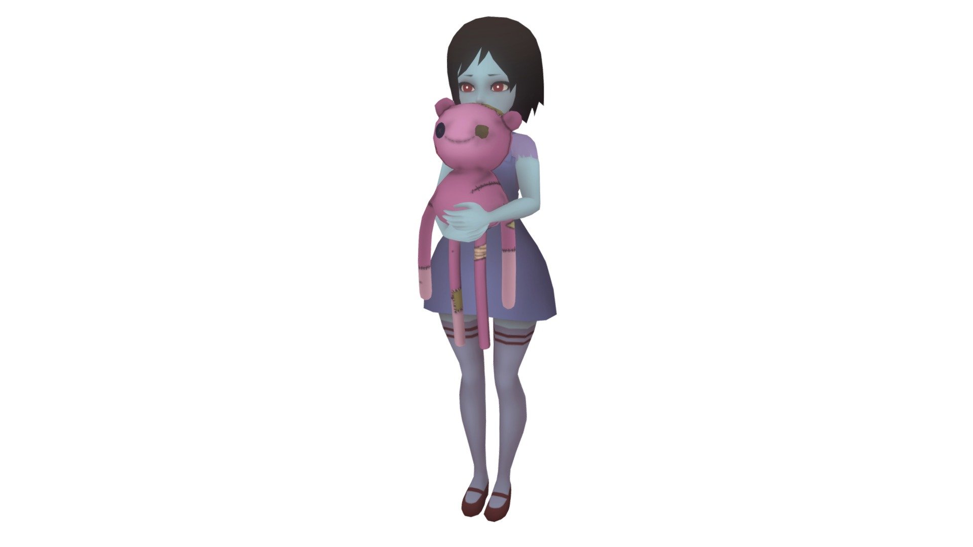 A young Marceline and Hambo model used in the discontinued fan game: https://gamejolt.com/games/what-if-adventure-time-was-a-3d-anime-game/132926

PSD textures are available somewhere on the internet 3d model