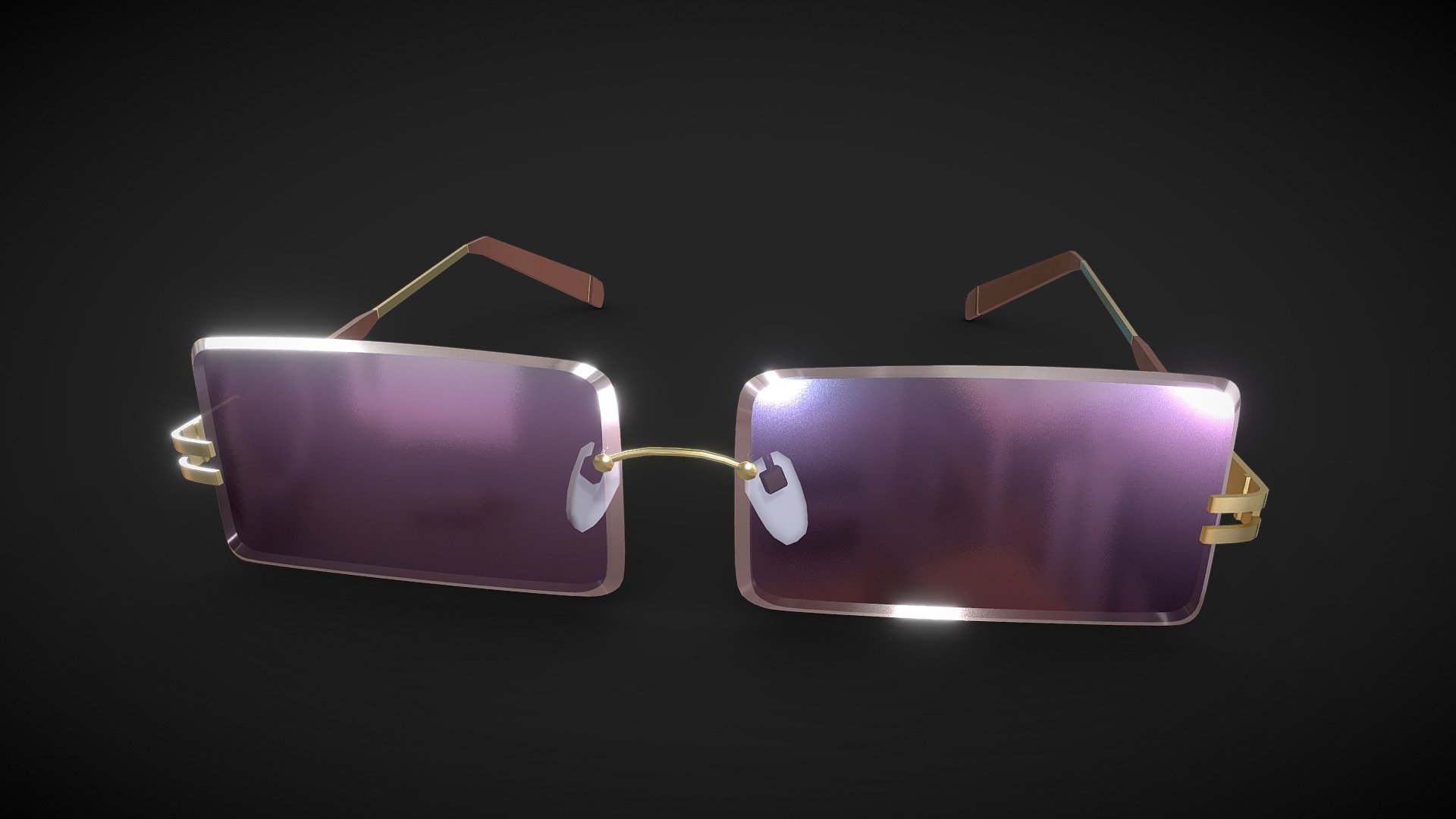 Pink Square Rimless Sunglasses - low poly

Triangles: 3.3k
Vertices: 1.7k

4096x4096 PNG texture

👓  my glasses collection &lt;&lt; - Pink Square Rimless Sunglasses - low poly - Buy Royalty Free 3D model by Karolina Renkiewicz (@KarolinaRenkiewicz) 3d model