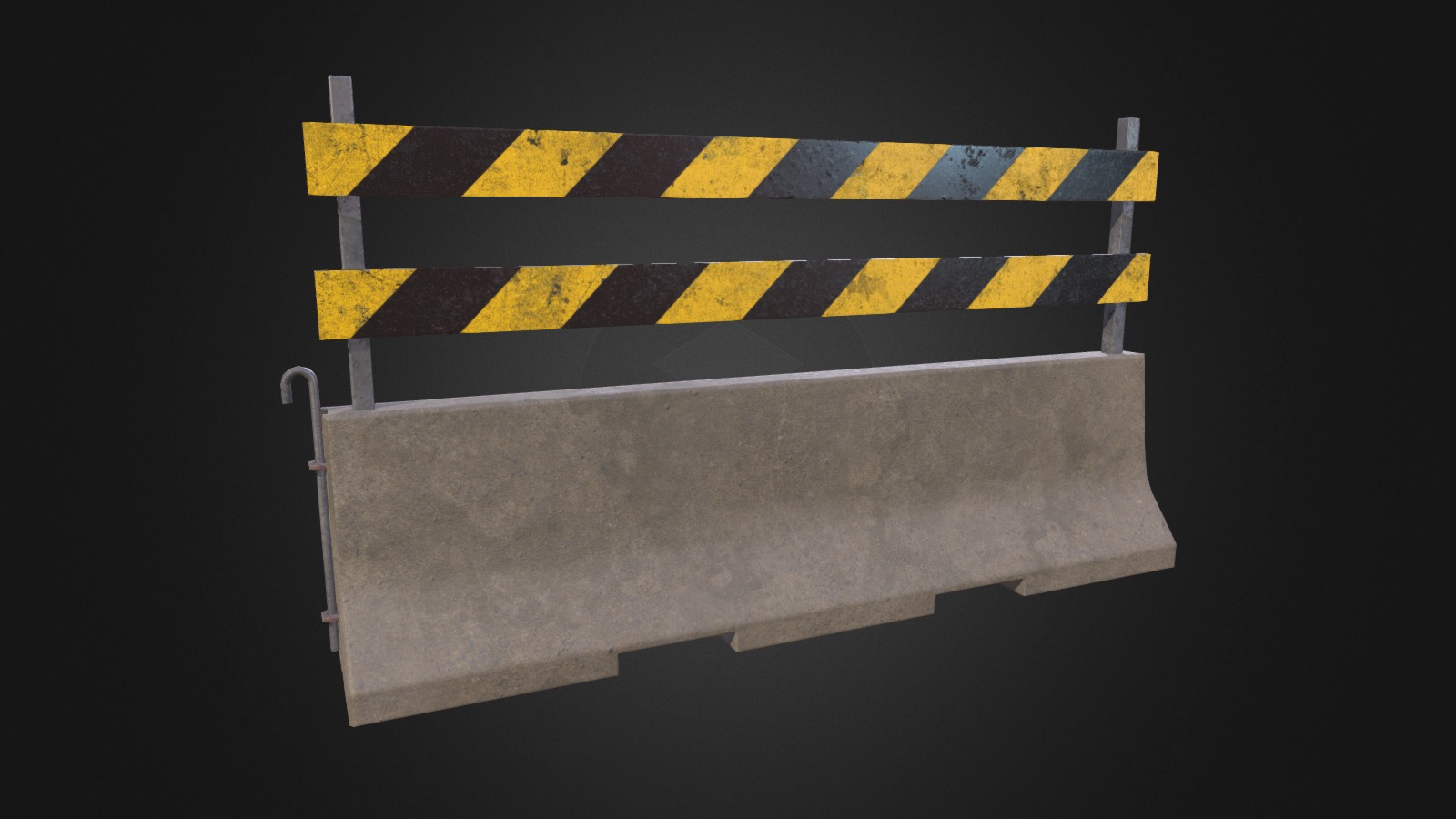Concrete Barrier for my Unreal Engine 4 collection.
- Verts: 290
- Tris: 520

Textures:
2048x2048 (Albedo, Normal, Roughness, Metallic) - Concrete Barrier v2_1 - 3D model by Longjing 3d model