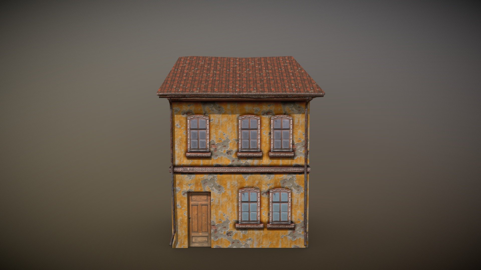 Game-ready model with only 2 materials

Included Albedo, Metallic, Ambient-Occlusion and Normal maps.

The house has an exterior only, no interior!

Number of materials: 2

Number of textures: 7

Textures size: 4096 * 4096 px 

Polygon count: 2487
 - Forgotten House 8 - Buy Royalty Free 3D model by Dexsoft Games (@dexsoft-games) 3d model