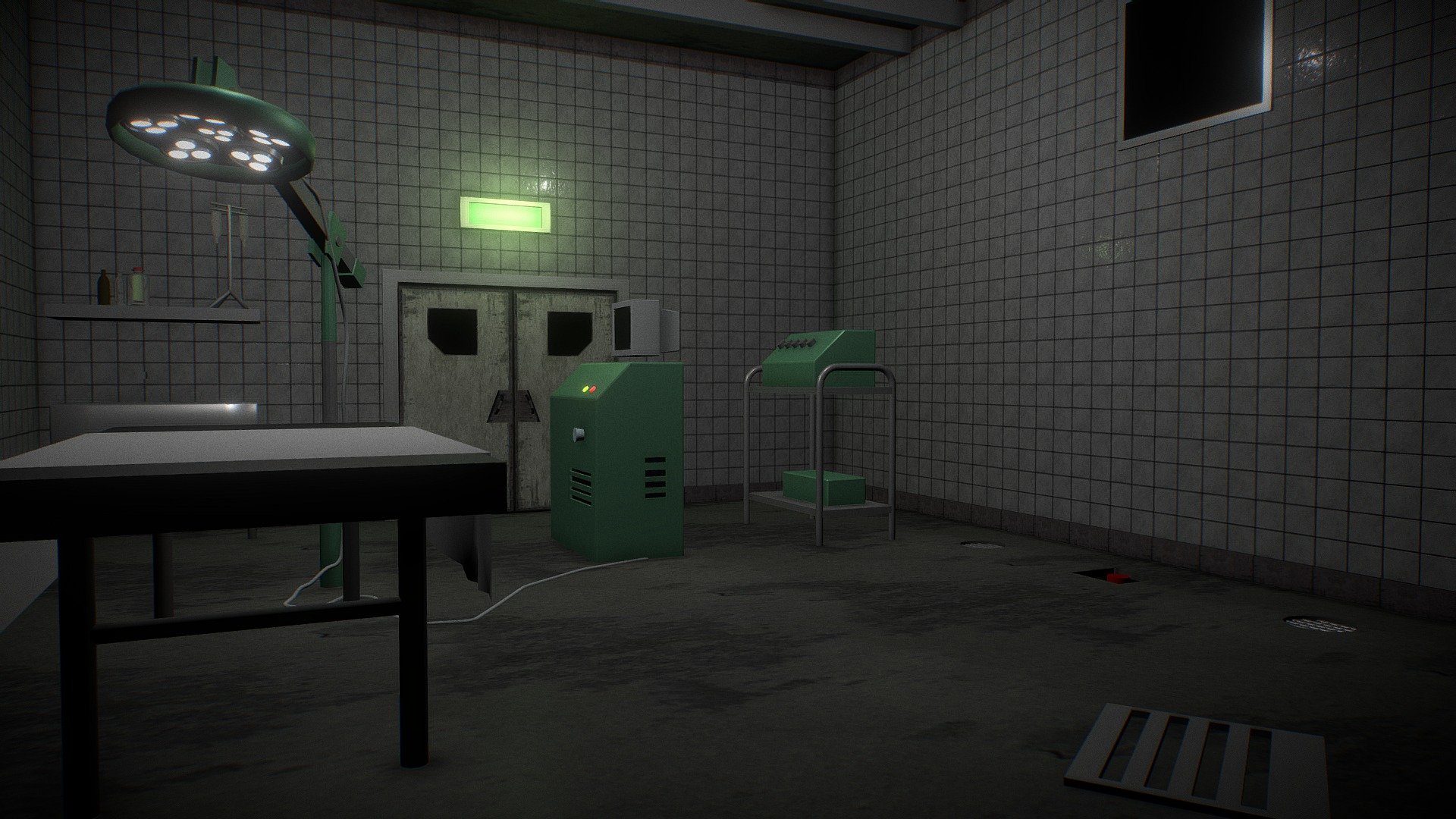 Operating Room - 3D model by Biohazard Rooms (@Perriqueso) 3d model