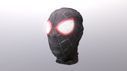 Spider-Man (Miles Morales) Mask Scan 3dlivescannerpro