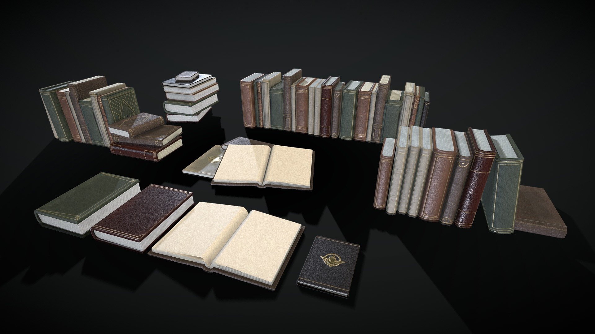 Support me on Patreon: https://www.patreon.com/feivelynart

a couple of books for setdressing

Made in part with Autodesk educational software, no commercial use allowed - Vintage Books - Download Free 3D model by Feivelyn 3d model