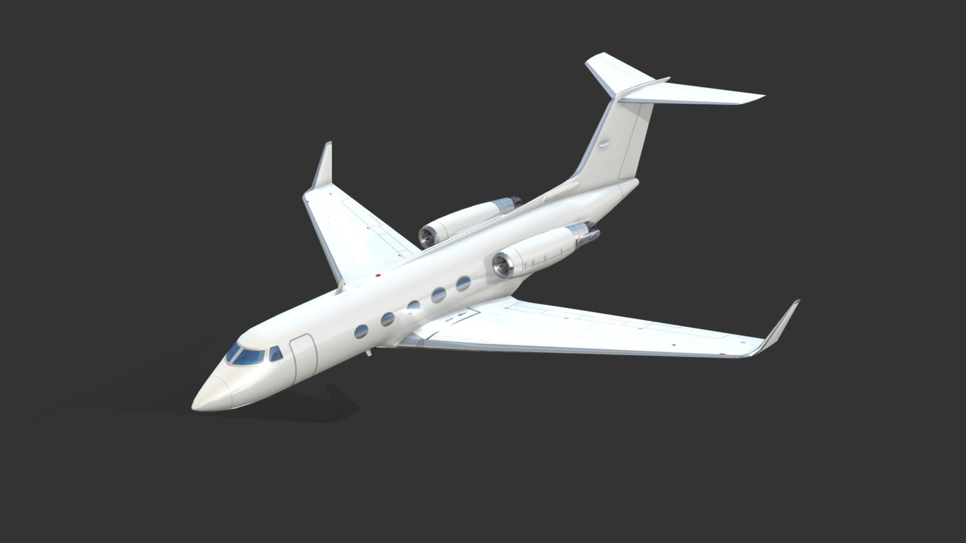 Gulfstream III - Gulfstream III - Buy Royalty Free 3D model by Andrea Marziano (@3dartel) 3d model