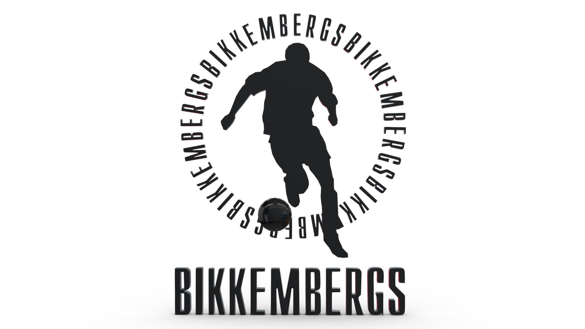bikkembergs logo - Download Free 3D model by PolyArt (@ivan2020) 3d model