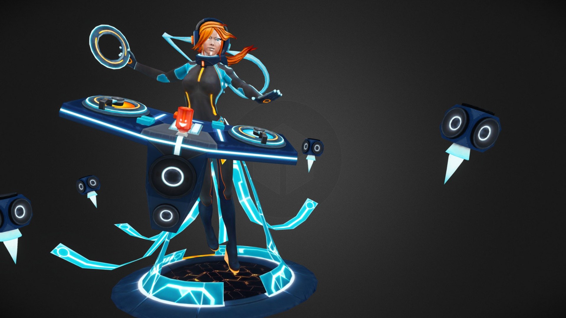 Polycount - Riot Art Contest 2014 - Character Entry
Wip Thread (http://www.polycount.com/forum/showthread.php?p=2205780#post2205780) - DJ Sona - 3D model by pn 3d model
