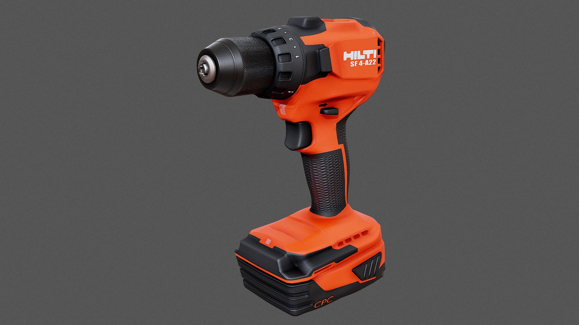 A Hilti Cordless Drill Driver SF 4-A22
Tools used: Blender, affinity photo (texture editing) - Hilti Cordless Drill Driver SF 4-A22 - 3D model by Weekend 3d model