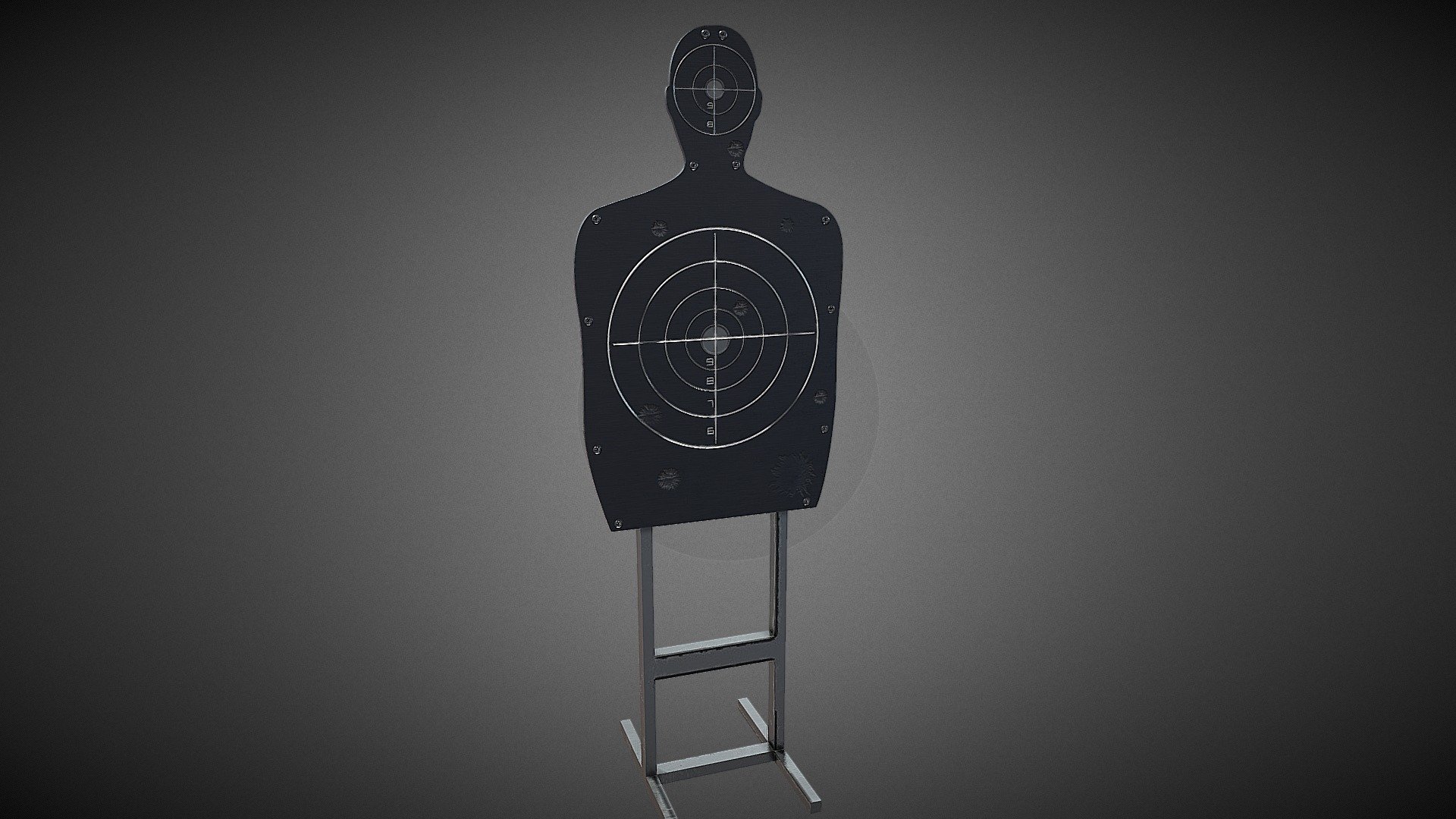 Shooting Range Target - Buy Royalty Free 3D model by Tauffiq Abdllah (@Muhammad.Tauffiq.Abdllah) 3d model