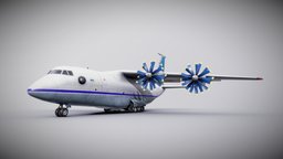 Antonov An-70 aircraft, substancepainter, substance, plane