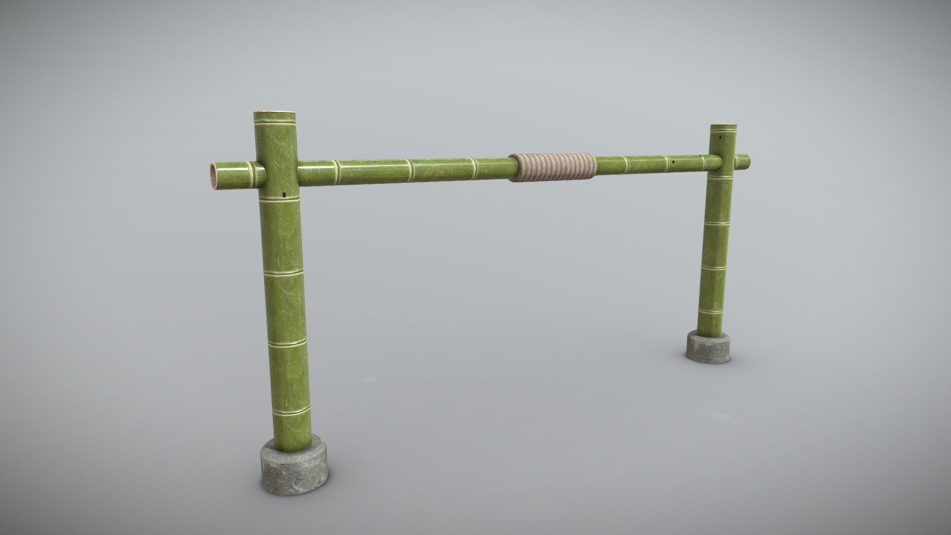 Natural Bamboo - Binding Cane 

Made in Blender and textured in Substance Painter

Used 2x 1024x1024 material slots 3d model