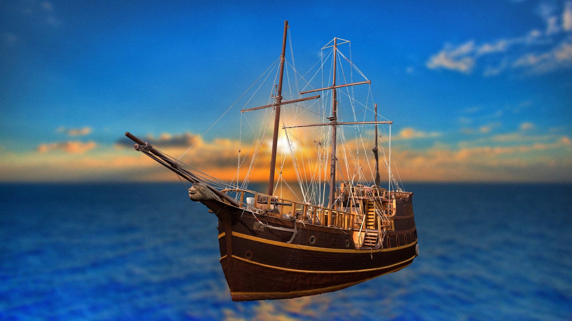 Photogrammetry 3D model created from 2450 images and 12 3D laser scans.

3D scanning and photogrammety by Vektra d.o.o., Varaždin (Croatia) - Sailing ship LAV - 3D model by VEKTRA 3d model