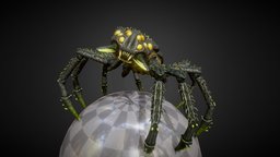 Spider Creature spider, blender, creature, animated, eight-legs
