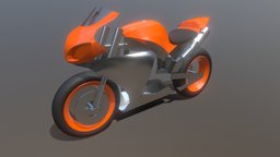 Motorrad (WIP-2) yamaha, motorbike, wip, mid-poly, work-in-progress, motorrad, vis-all-3d, 3dhaupt, 3d-symbol, blender3d