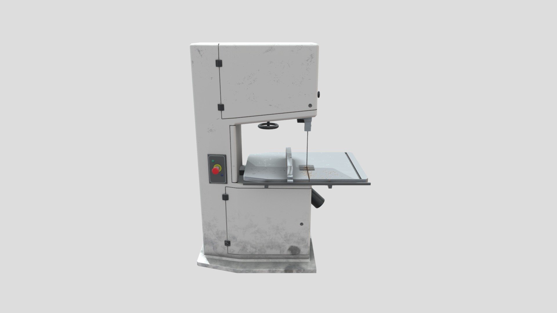 A more major asset I created to go with my tool set in a larger project.
[https://www.artstation.com/artwork/lRxz6k] - Band Saw - 3D model by ajosimm 3d model