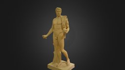 The Male  sculpt, greek, louvre, statue, museum, realitycapture, 3d, scan