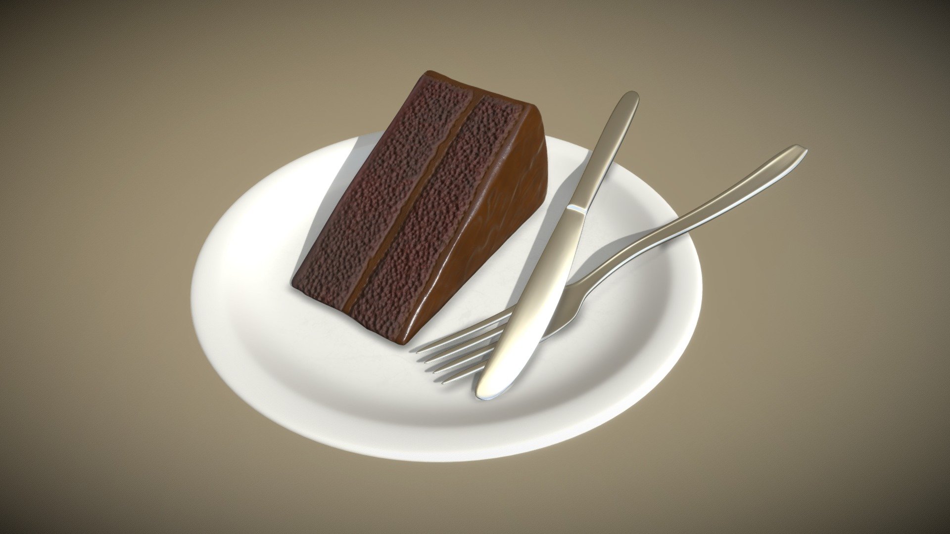 [Zip file]

Mesh Information:

*Cake mesh:




Highpoly: 1664 faces, 3328 tris

World scale (cm): 5.8 height x 10.9 x 5.76

*Plate mesh




Highpoly: 13056 faces, 26112 tris

World scale (cm): 1.48 height x 19.6 x 19.6

*Fork mesh




Highpoly: 7936 faces, 15872 tris

World scale (cm): 1.02 height x 20 x 2.02

*Knife mesh




Highpoly: 2400 faces, 4800 tris


World scale (cm): 0.29 height x 21 x 1.44




3 mesh resolution: LOW, MEDIUM, HIGH



UV unwrapped

Texture Information:




Texture size: 4096x4096

BaseColor

Roughness

Height (cake only)

Normal OpenGL and DirectX (cake only)

PNG format

Formats include: 




.obj

.fbx

.blend

Render: Blender 2.92 Cycles

HDRI from: hdrihaven.com - Cake - Dessert - Buy Royalty Free 3D model by gpz3d 3d model