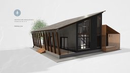 Explore « Modern Tree House » Maquette in 3D project, vr, maquette, wooden-house, housemodel, 3dproject, maquette3d, architecturevisualization, 3d, house, 3dmodel, 3darchitecturemodel