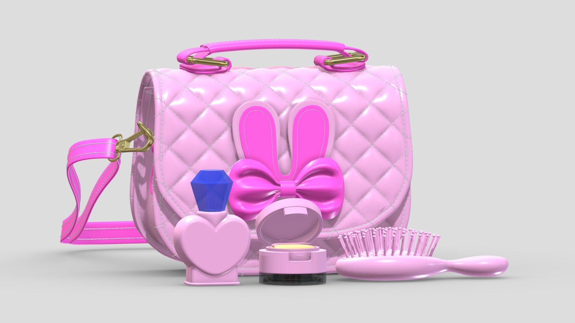 Hi, I'm Frezzy. I am leader of Cgivn studio. We are a team of talented artists working together since 2013.
If you want hire me to do 3d model please touch me at:cgivn.studio Thanks you! - Play Purse Set - Buy Royalty Free 3D model by Frezzy3D 3d model