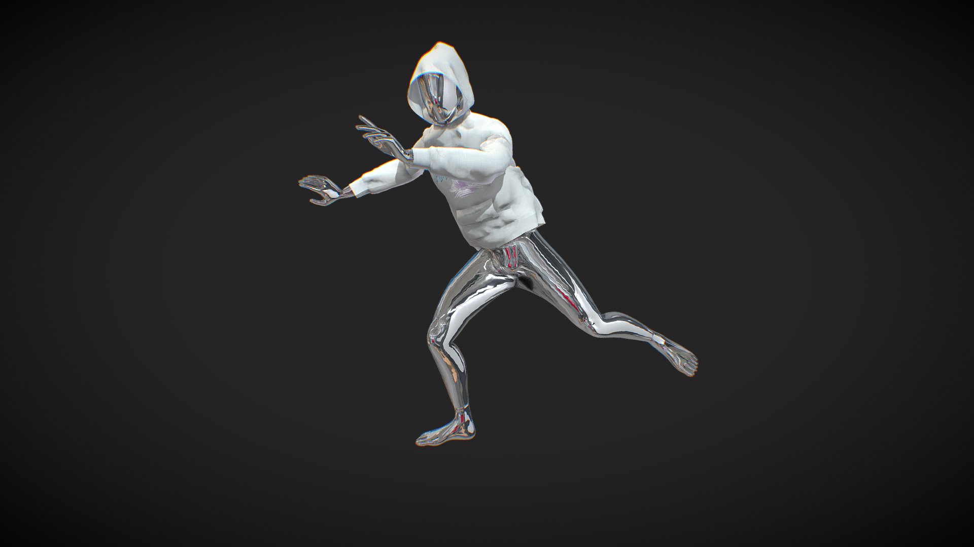 www.luciddreamsvisuals.com.ar - Character Hoodie - high kick (Rigged - Anim) - Buy Royalty Free 3D model by Lucid Dreams (@vjluciddreams) 3d model