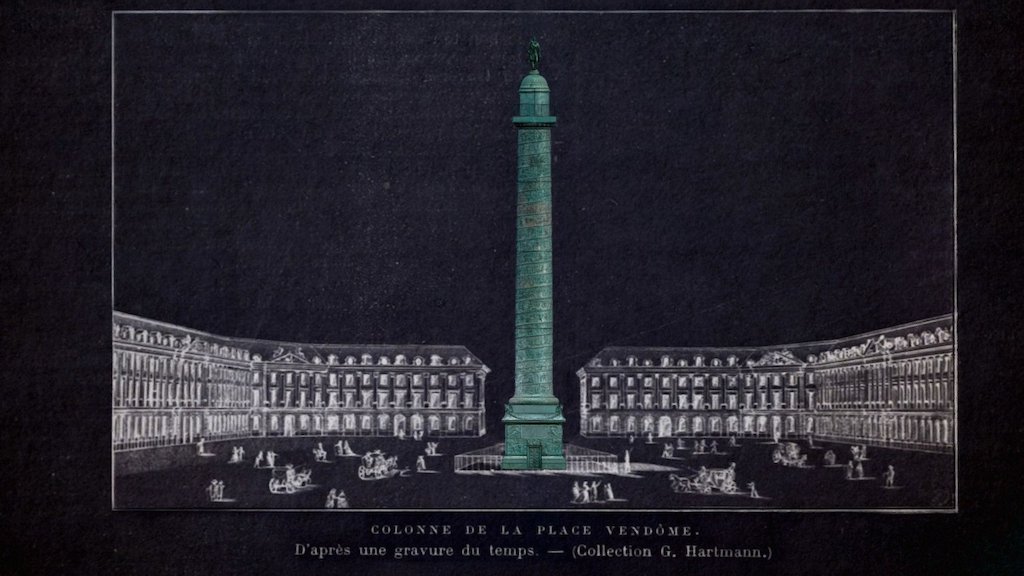 3D scan of the column Vendome located in place Vendôme Paris 3d model