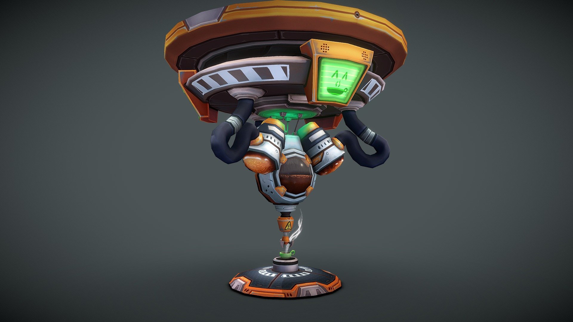 This model was created for the CGMA class &ldquo;Creating Stylized Game Assets