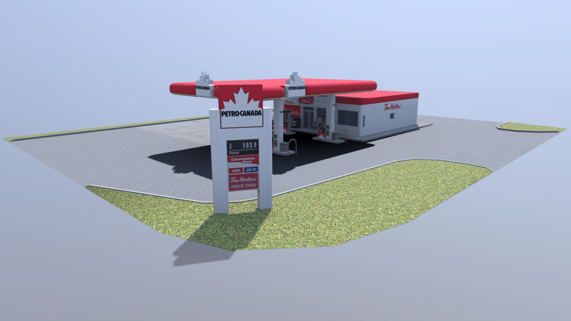 Petro Canada - 3D model by Ravnik Jagpal (@ravnik_jagpal) 3d model