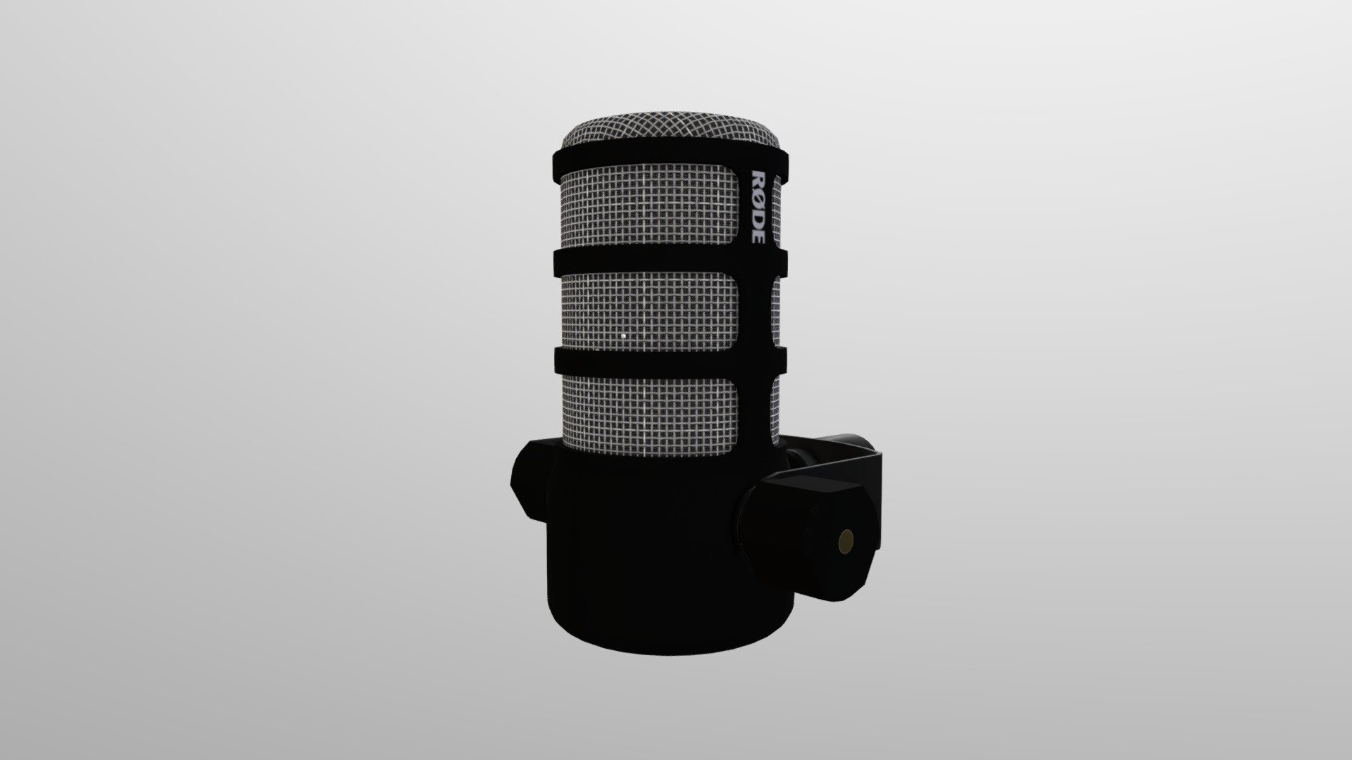 Rode PodMic Microphone - 3D model by conradiscool 3d model