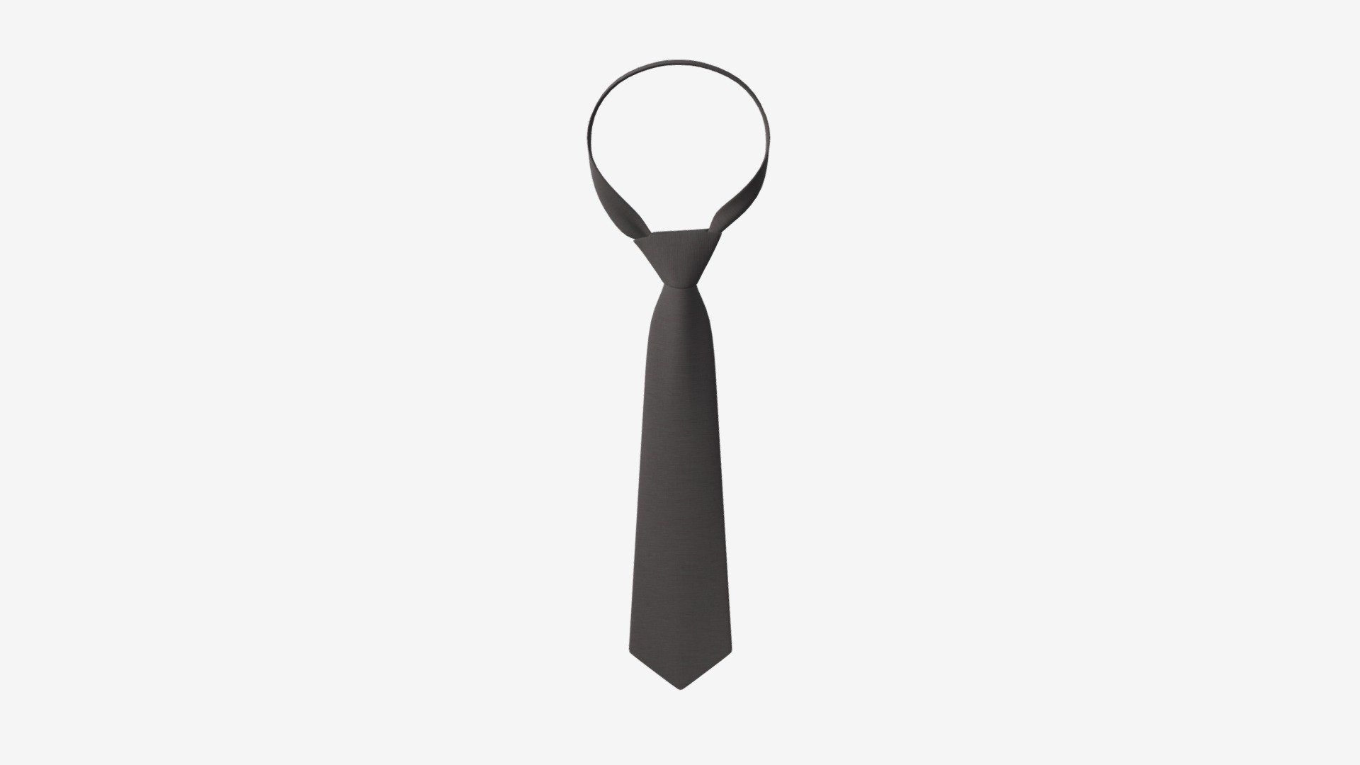 Classic necktie 03 black - Buy Royalty Free 3D model by HQ3DMOD (@AivisAstics) 3d model